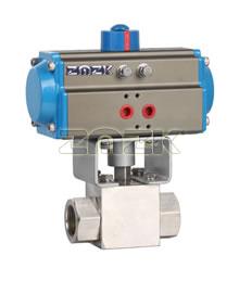 高压螺纹气动球阀