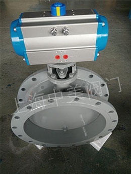 法兰通风气动蝶阀